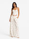 Women's Black Set with Floral Trousers