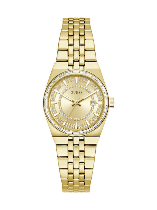 Guess Vera Womens Watch 32mm Battery with Gold Stainless Steel Bracelet