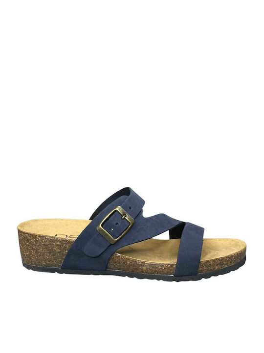 Leather Women's Anatomic Blue Sandals