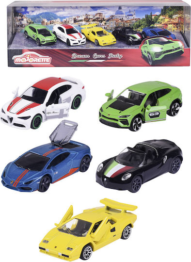 Majorette Car DREAM CARS ITALY 5-Piece Pack 1:64 1:64