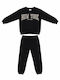 Kids Tracksuits Black 2 Pieces