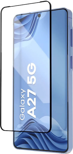 Bizon Glass Tempered Glass Screen Protector Edge Applicator Installation Kit Included Compatible Samsung Galaxy A27 5g Black