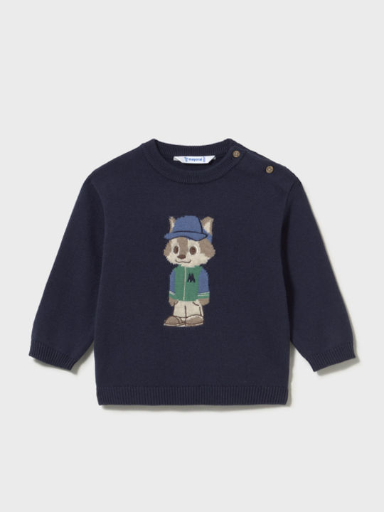 Mayoral Kids Long-sleeved Sweater Blue
