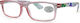 Optosquad Women Reading Glasses +3.25 In Pink Colour 7786-4