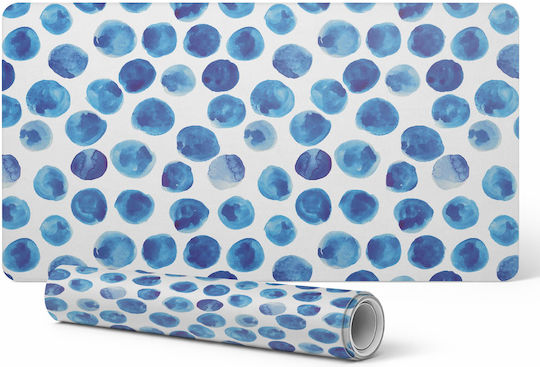 Covoraș Decorativ Pentru Birou Muncă Studiu Buline Acuarelă 120x60 Cm