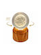 Decorative Rotating LED Warm White Crystal Ball 214-Basketball
