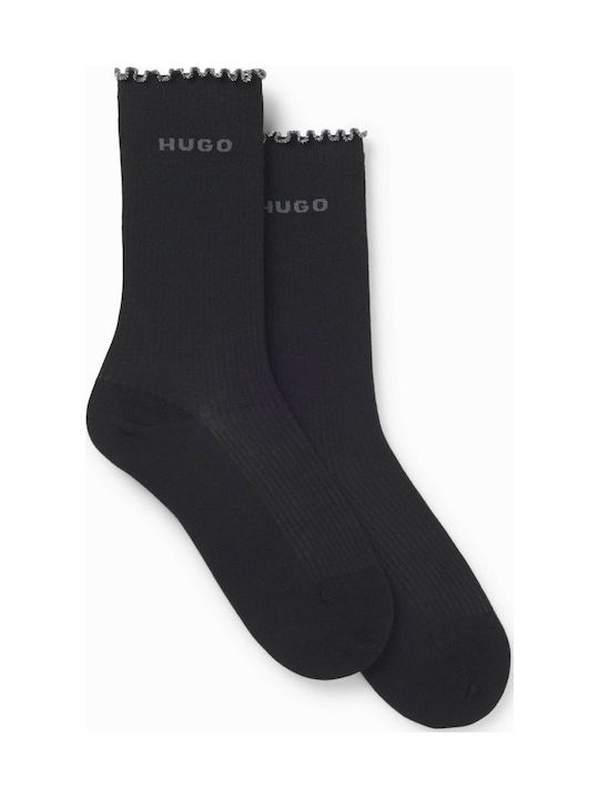Hugo Rs Lettuce Cc Women Socks Black