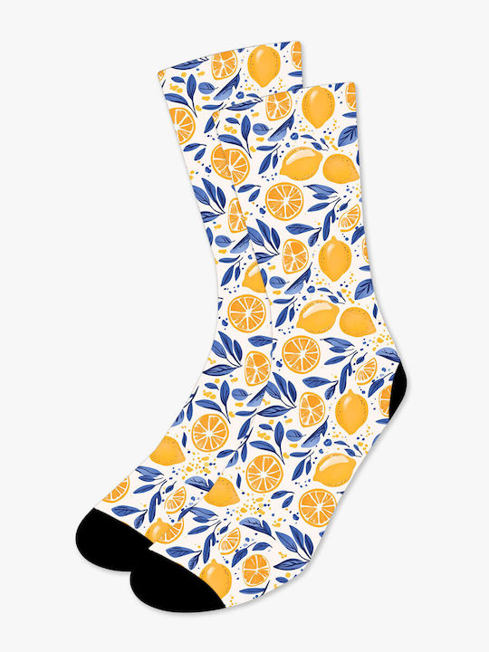 Șosetă Tipărită Modele Orange Bliss Nodo