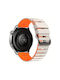 Силиконова Каишка Hybrid OnePlus Watch 2R 47mm/OnePlus Watch 2 47mm Starlight Orange