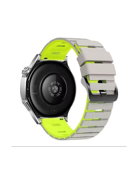 Силиконова Кайшка Hybrid OnePlus Watch 2R 47mm/OnePlus Watch 2 47mm Starlight Green