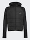 Kids Sports Jacket Short with Lining & Hood Black