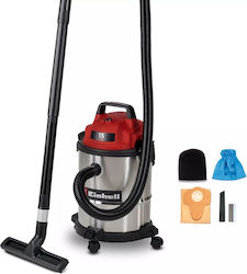 Einhell Einhell TC-VC 1540S Wet-Dry Vacuum 900W with Stainless Steel Container 15lt Silver Einhell Einhell TC-VC 1540S Wet-Dry Vacuum 900W with Stainless Steel Container 15lt Silver