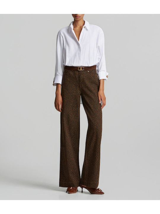 Women's Jean Pants Brown