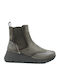 Suede Women's Chelsea Ankle Boots Khaki