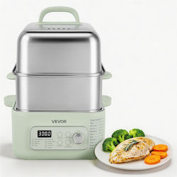 Vevor Ατμομάγειρας με 2 Επίπεδα Μαγειρέματος 2.5lt