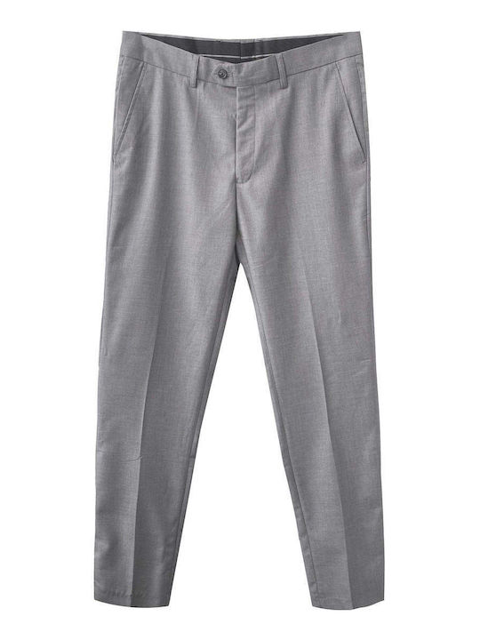 Suit Trousers in Relaxed Fit Grey