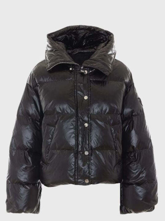 Jachetă de damă pentru iarnă Black