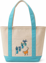 Beige Beach Bag