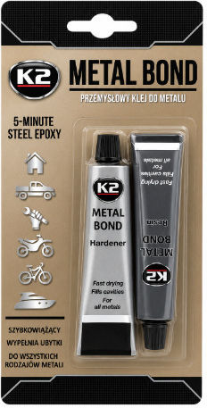 K2 Adeziv Epoxy pentru metale 2 componente Gri