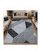 Non-Slip Rectangular Grey Rug 120x180cm