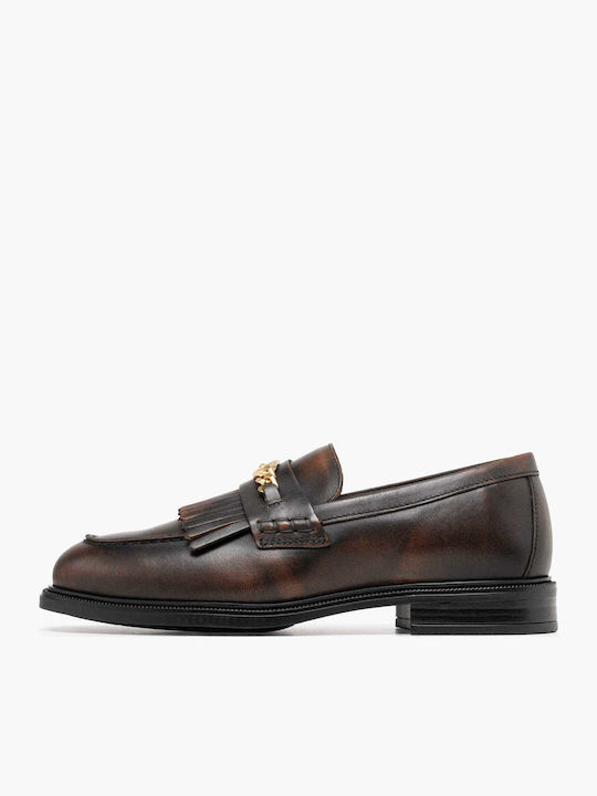 Tommy Hilfiger Loafers Dama din Piele Maro