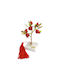 Kalliopi Silver Tabletop New Year's Lucky Charm Pomegranate Bronze Stone 2027 7x7cm