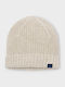 Kinder Beanie Gestrickt Beige