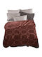 Marwa Pique Double Blanket 220x240cm Coffee