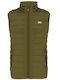 Sleeveless Sports Jacket Waterproof Khaki