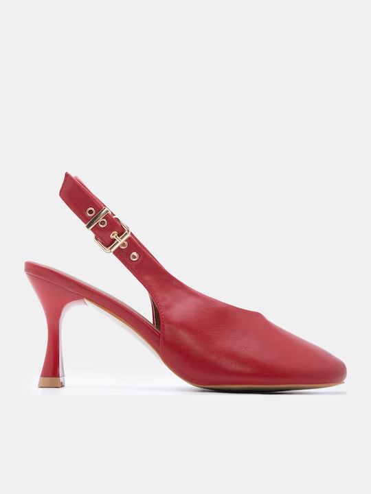 Pointed Toe Heels with High Red Heel
