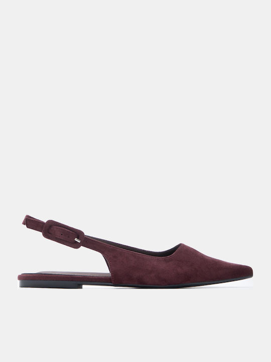 Luigi Pointed Toe Burgundy Heels