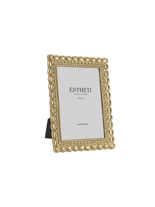 Plastic Photo Frame With Gold Frame