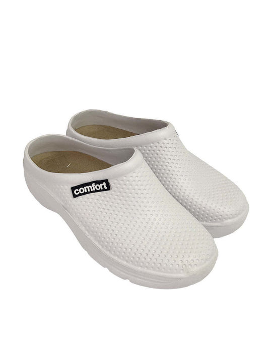 Ustyle Men's Anatomic Clogs White