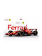 Poster Formula1 Scuderia Ferrari F063 60cm X 90cm Black Wooden Frame