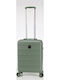 Beverly Hills Polo Club Cabin Hard Green Travel Suitcase Height 55cm