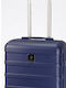 Beverly Hills Polo Club Cabin Hard Blue Travel Suitcase Height 55cm