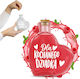 Γυάλινο Μπουκάλι Heart 250ml Δώρο Ημέρα Παππούδων Λικέρ Κρασί