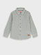 Kids Checked Short-sleeved Multicolour Shirt