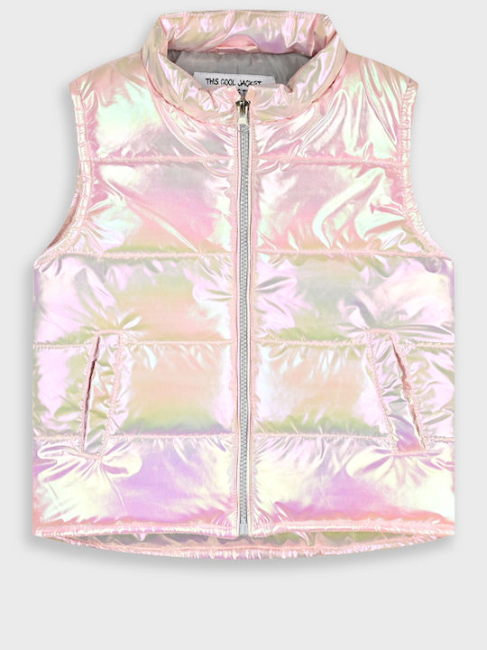Energiers Kids Quilted Sleeveless Short Iridescent