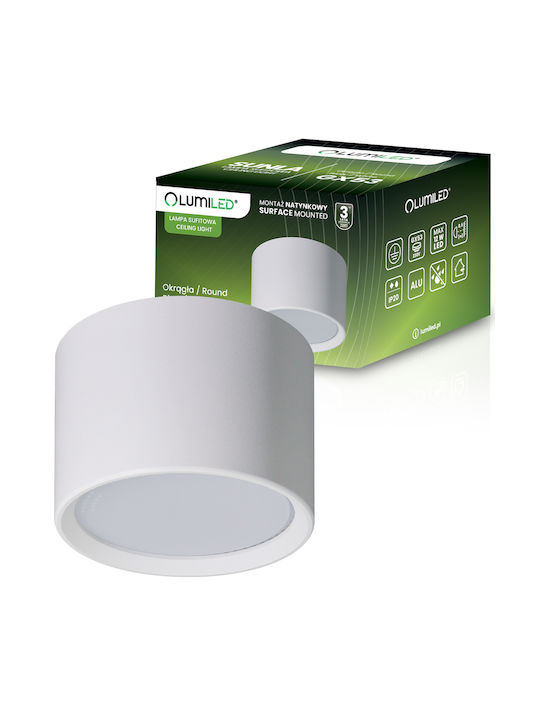 Lumiled Sunla Tuba Gx53 Eingebaute LED Decken- und Wandleuchte Zylinder Weiß
