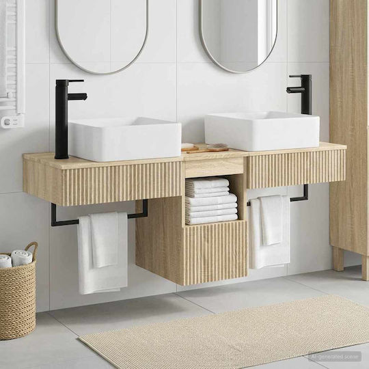 vidaXL Πάγκος χωρίς Νιπτήρα Μ53xΒ35xΥ39cm Sonoma Δρυς