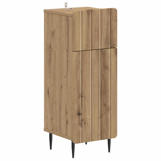 vidaXL Bathroom Cabinet 30x31x79.5cm Oak