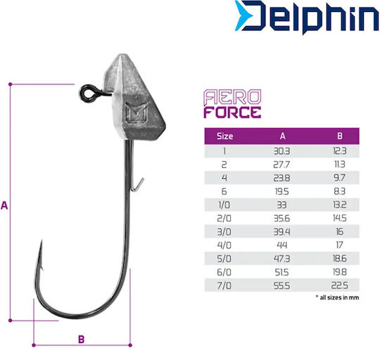 Delphin Глава На Шейна За Риболов Комплект 5 Бройки No6 3гр