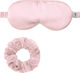 Feel & Touch Travel Kit Mask and Pink Scrunchy