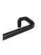 Umbra Metallisches Vorhangstange Einzeln 76cm Schwarze