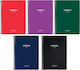 Metron Spiral Ruled Notebook A4 40 Paper Sheets Various Colours