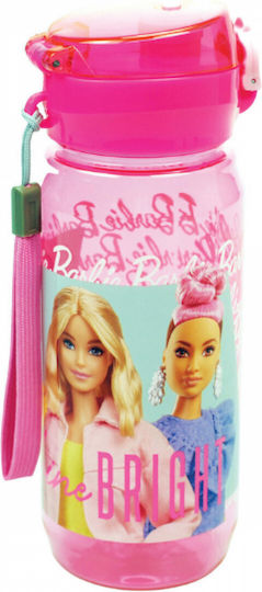 Gim Barbie Παιδικό Παγούρι Barbie Πολύχρωμο 600ml