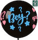Large Black Balloon Gender Reveal