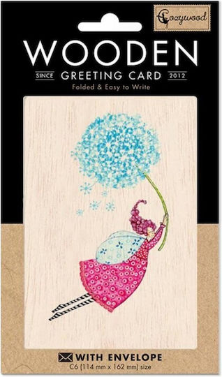 Card De Salutare Din Lemn Life Is Beautiful Atv014 Cozywood 4779034720647