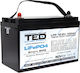 TED Electric TED007407 UPS-Batterie mit Gewicht 100Ah und Spannung 12.8V